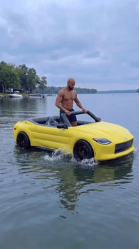 Yellow Nissan